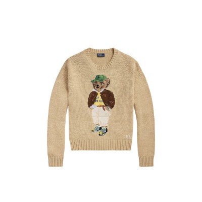 POLO RALPH LAUREN POLO BEAR INTARSIA SWEATER 211972121